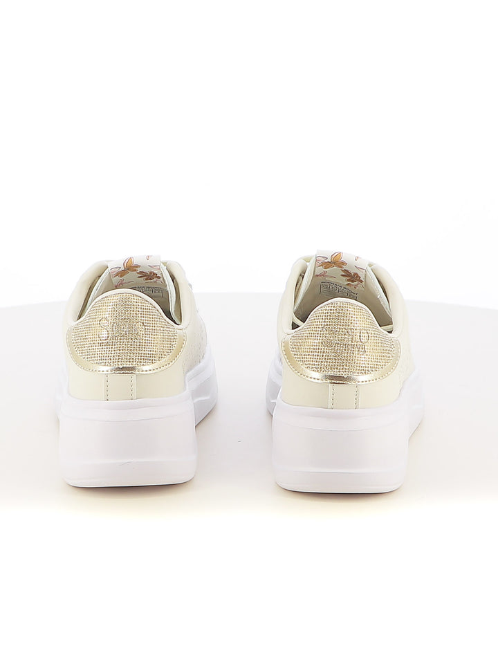 Sneakers stringate donna SOPRANI COUTURE SCW514P85 beige chiaro | Costa Superstore
