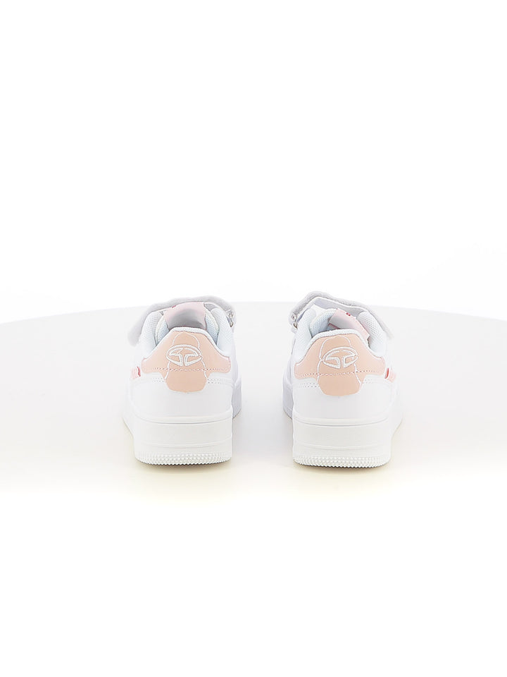 Sneakers stringate bambina SOPRANI SPORT SPG514R00A bianco rosa | Costa Superstore