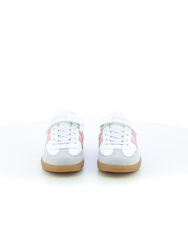 Sneakers stringate bambina SOPRANI SPORT SPG514R20B bianco | Costa Superstore