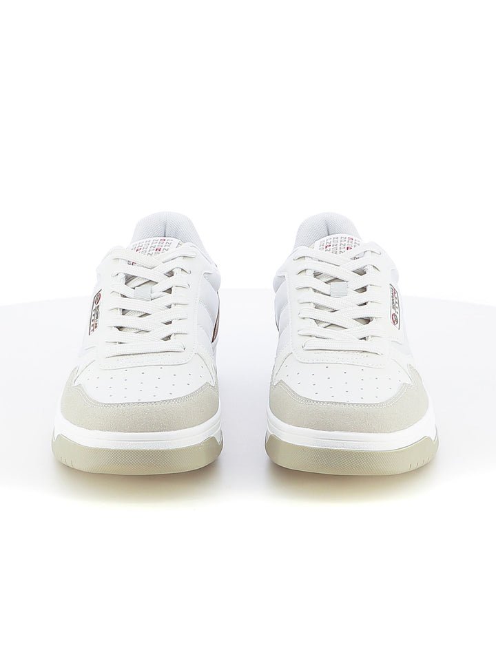 Sneakers stringate uomo SOPRANI SPORT SPM517R15 bianco rosa | Costa Superstore