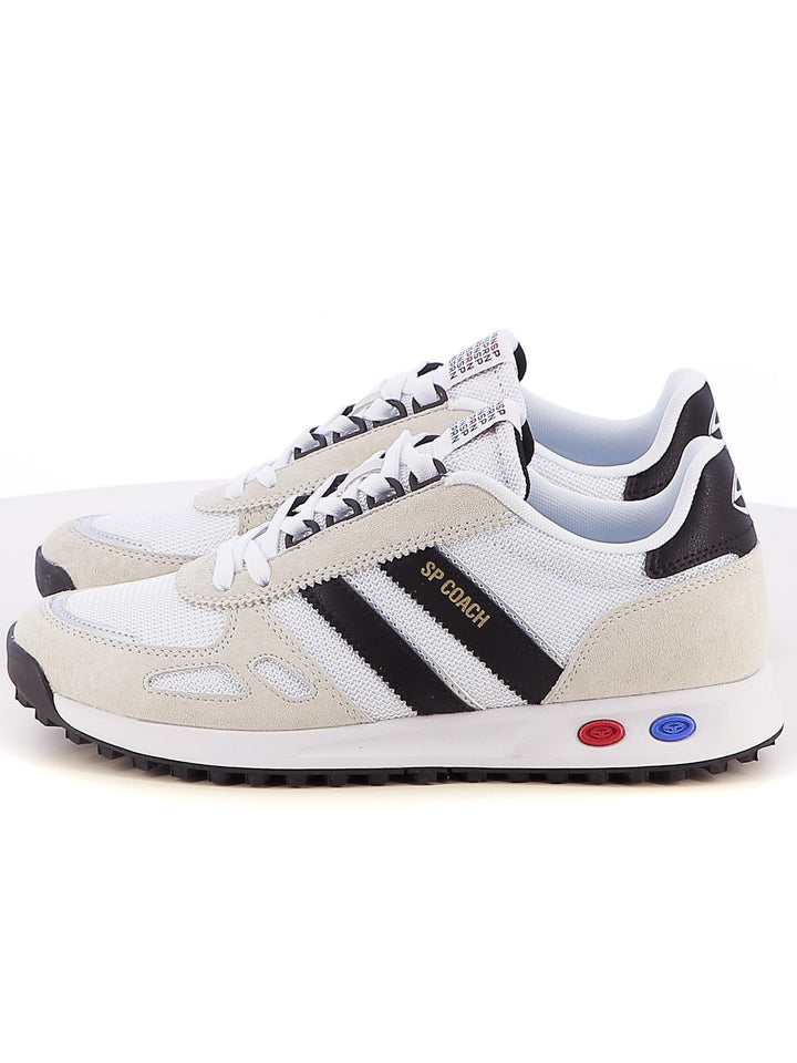 Sneakers stringate uomo SOPRANI SPORT SPM517R47 nero bianco | Costa Superstore