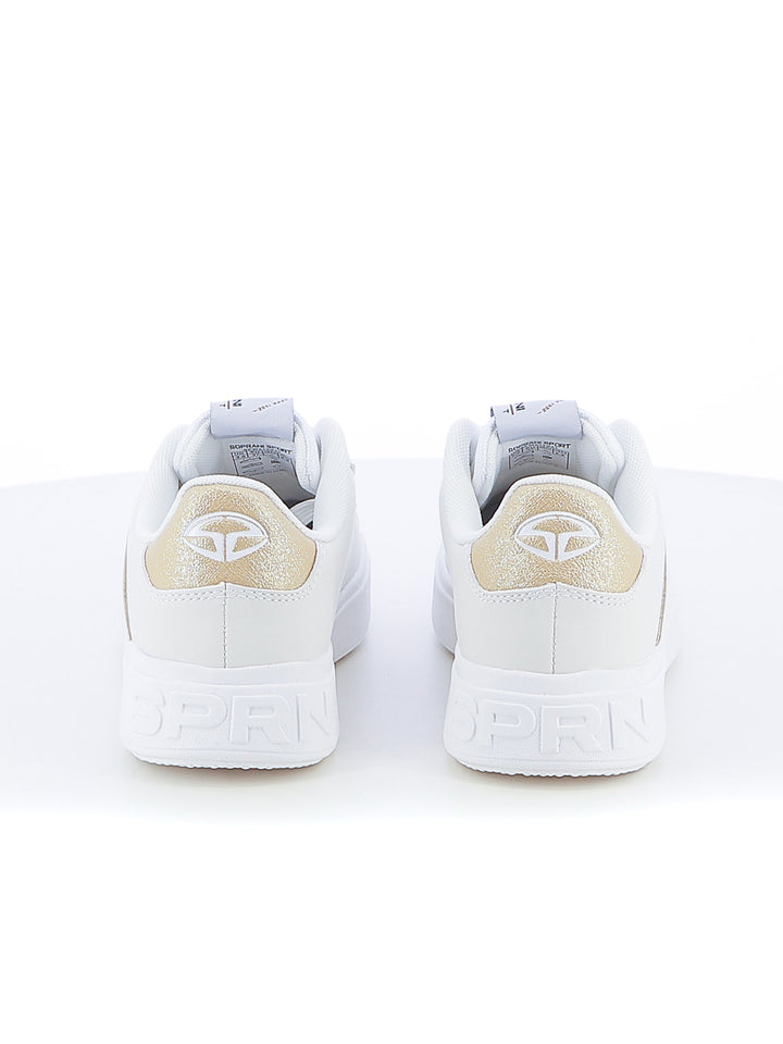 Sneakers stringate donna SOPRANI SPORT SPW514R21 bianco rosa | Costa Superstore