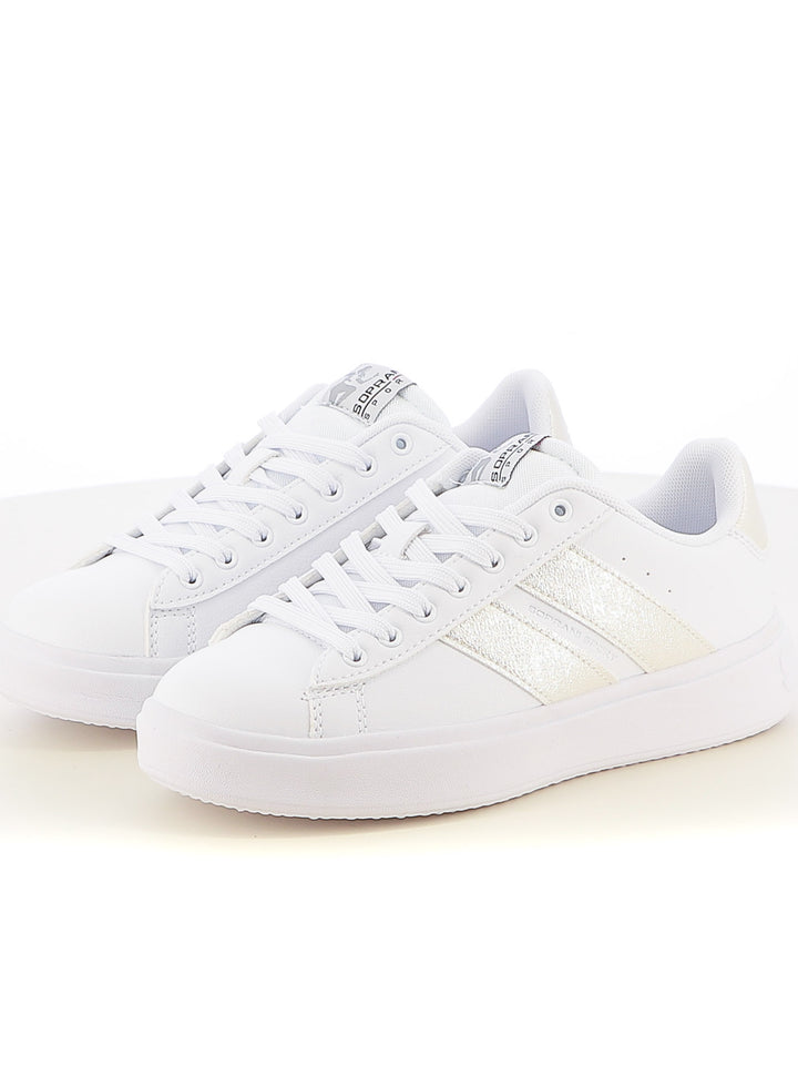 Sneakers stringate donna SOPRANI SPORT SPW514R21 bianco | Costa Superstore