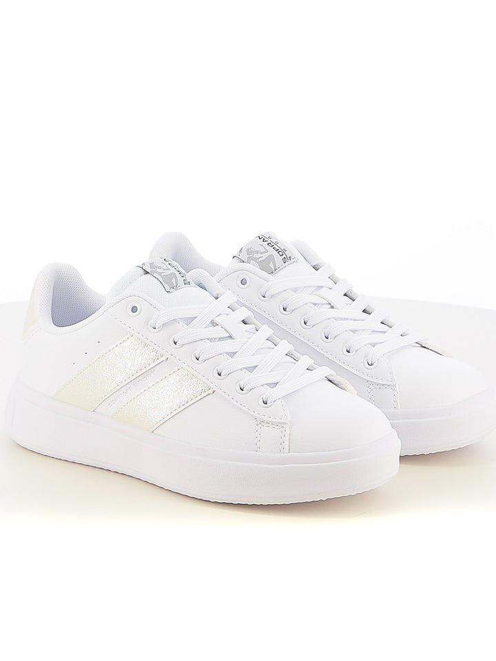 Sneakers stringate donna SOPRANI SPORT SPW514R21 bianco | Costa Superstore