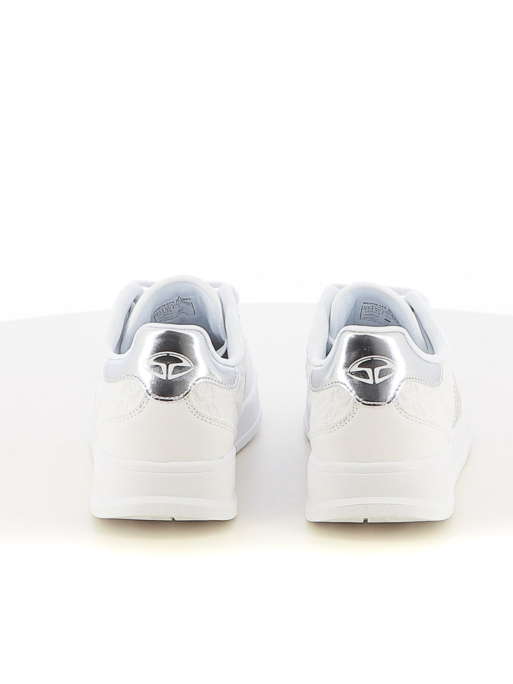 Sneakers stringate donna SOPRANI SPORT SPW514R31 bianco argento | Costa Superstore