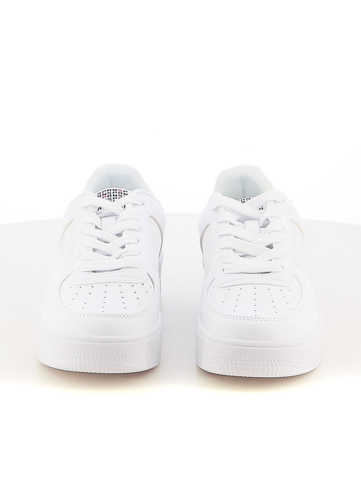 Sneakers stringate donna SOPRANI SPORT SPW517R05 bianco oro | Costa Superstore