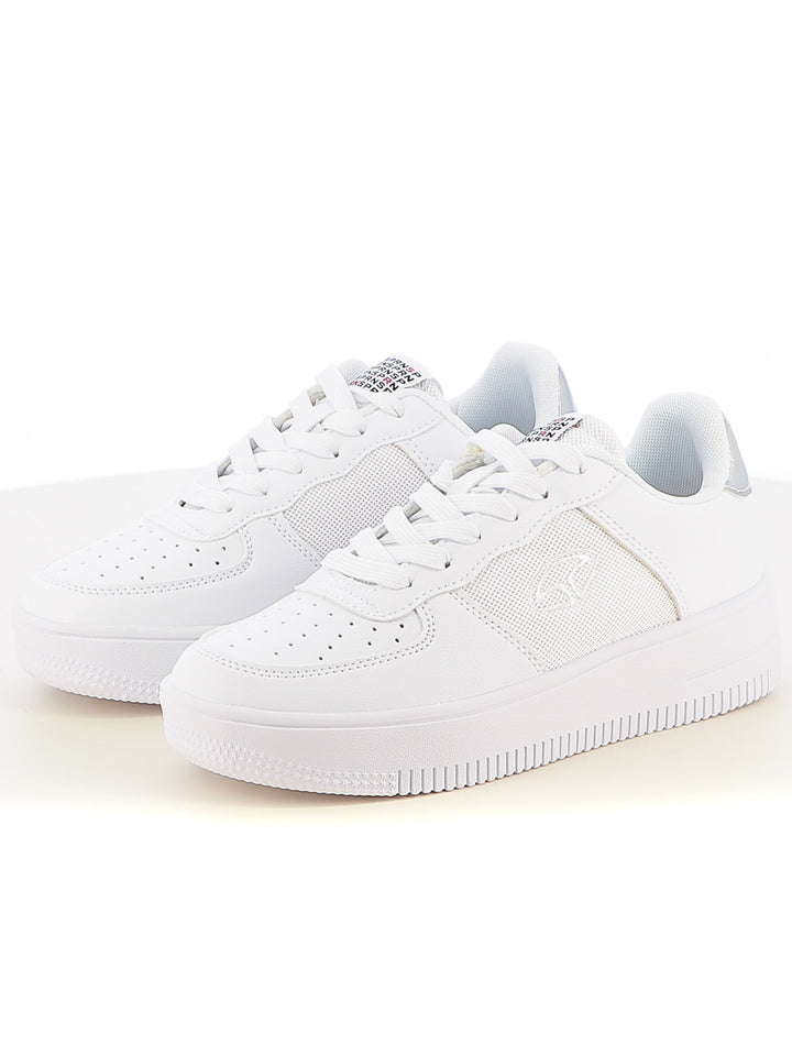 Sneakers stringate donna SOPRANI SPORT SPW517R05 bianco | Costa Superstore