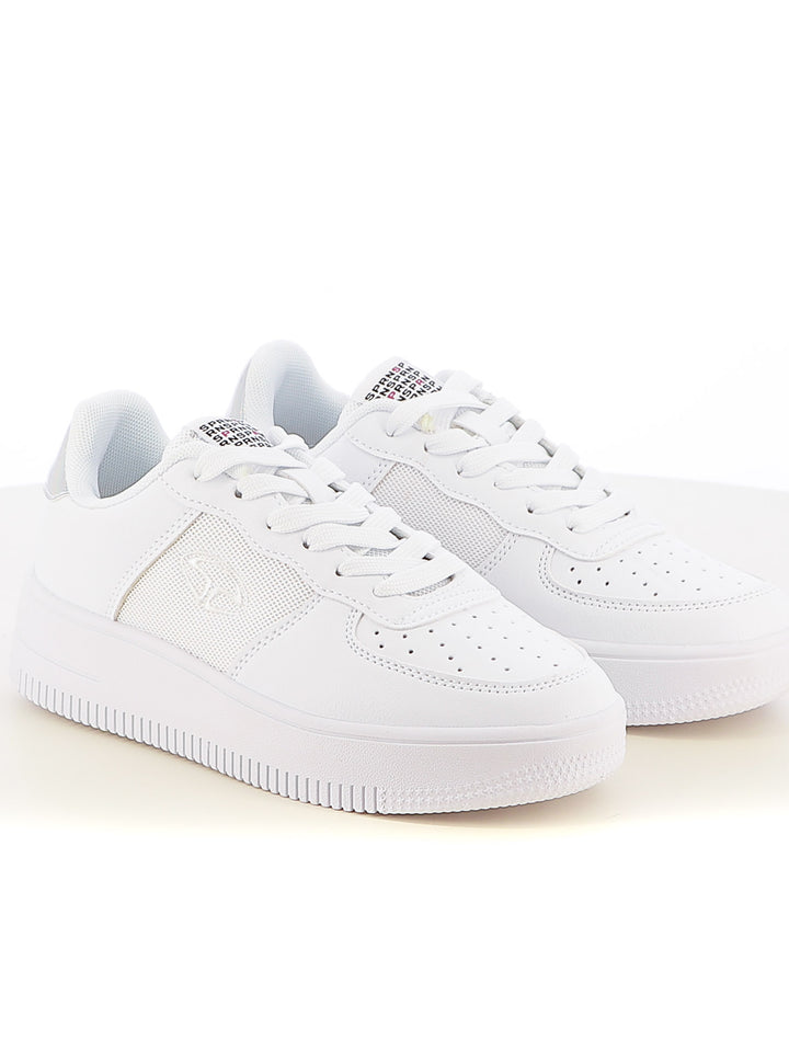 Sneakers stringate donna SOPRANI SPORT SPW517R05 bianco | Costa Superstore