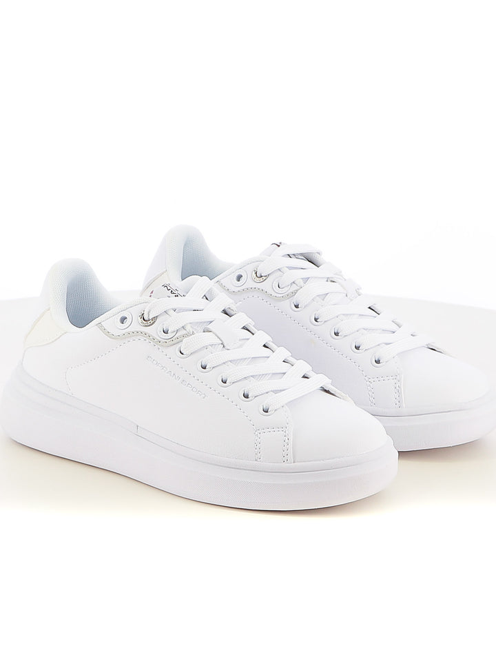Sneakers stringate donna SOPRANI SPORT SPW518R04 bianco | Costa Superstore
