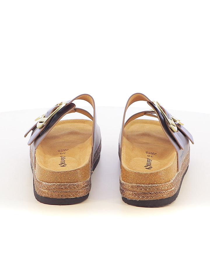 Ciabattine donna SUPERGA S11T627 marrone | Costa Superstore