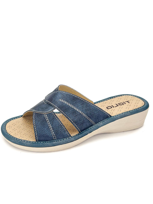 Pantofole donna TIGLIO 1631 blu | Costa Superstore