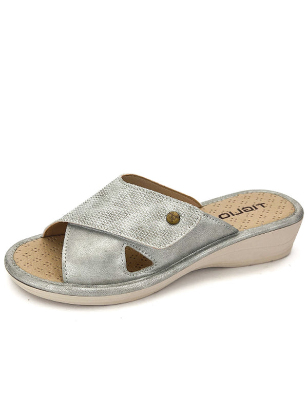 Pantofole donna TIGLIO 1677 argento | Costa Superstore
