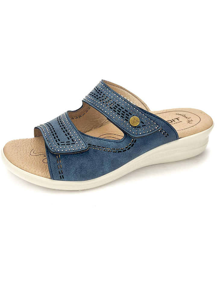 Ciabatte comfort donna TIGLIO 2322 blu | Costa Superstore