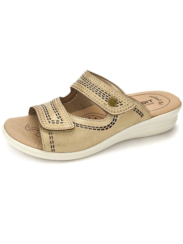 Ciabatte comfort donna TIGLIO 2322 oro | Costa Superstore
