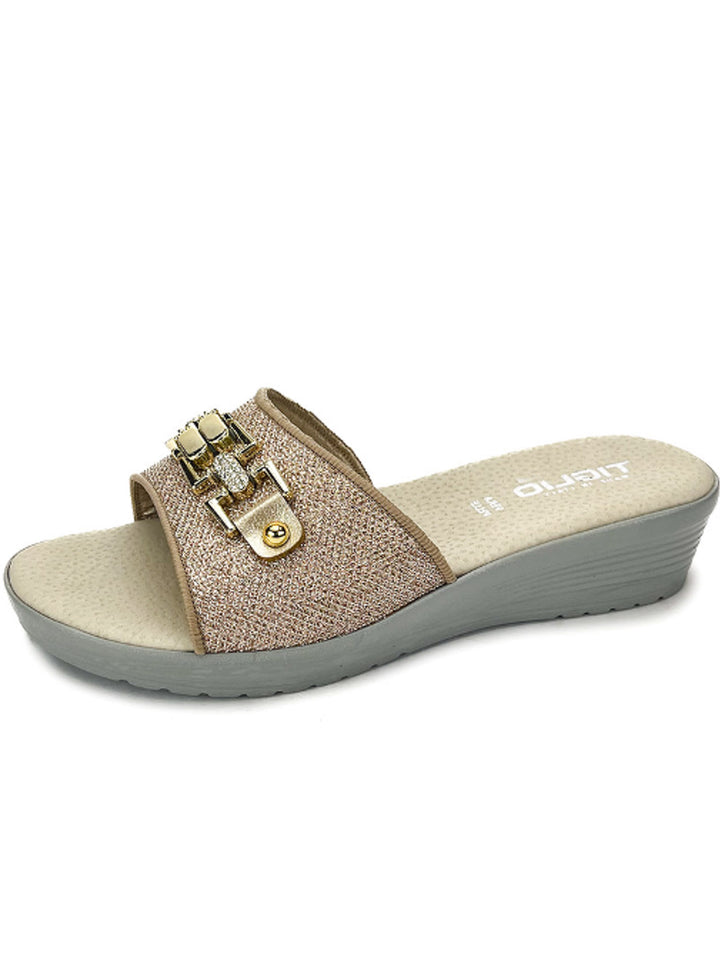 Ciabatte comfort donna TIGLIO 3326 oro | Costa Superstore