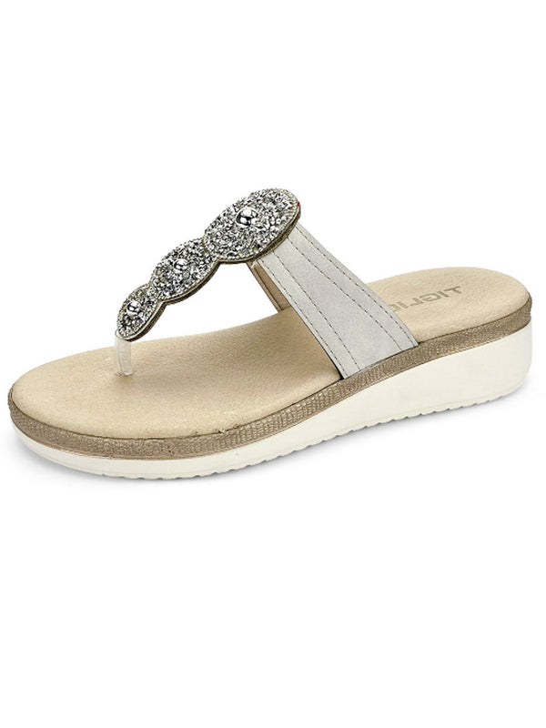 Infradito comfort donna TIGLIO 3420 grigio chiaro | Costa Superstore