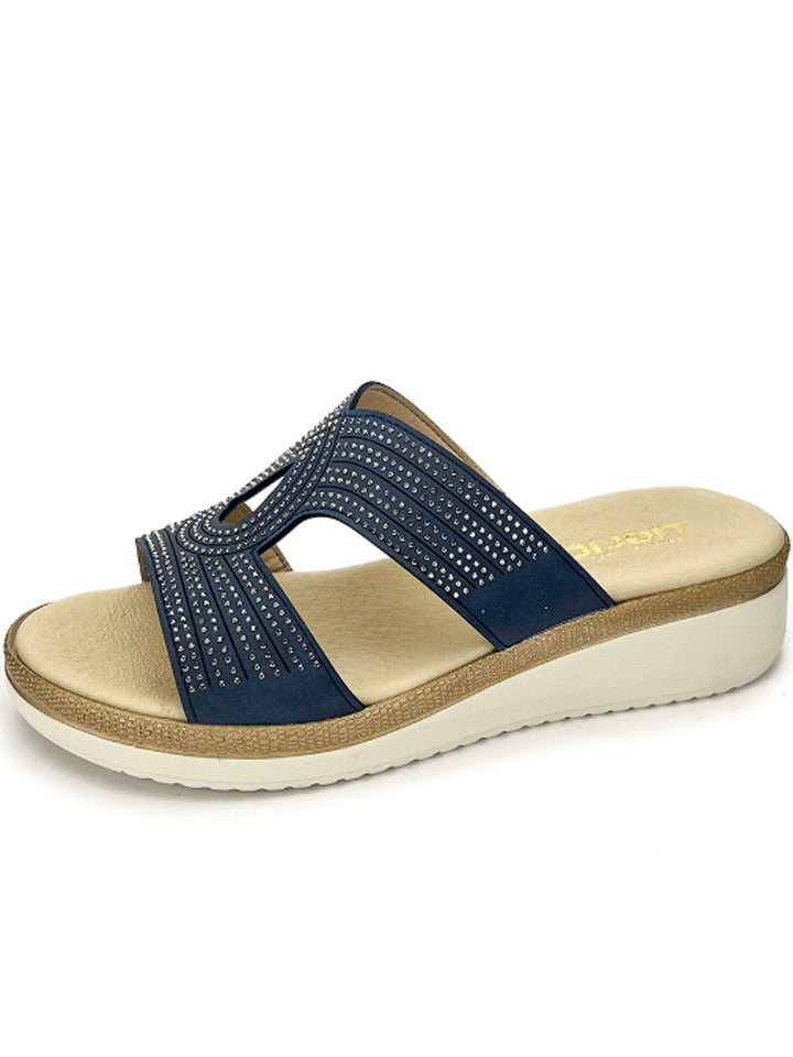 Pantofole donna TIGLIO 3442 blu | Costa Superstore