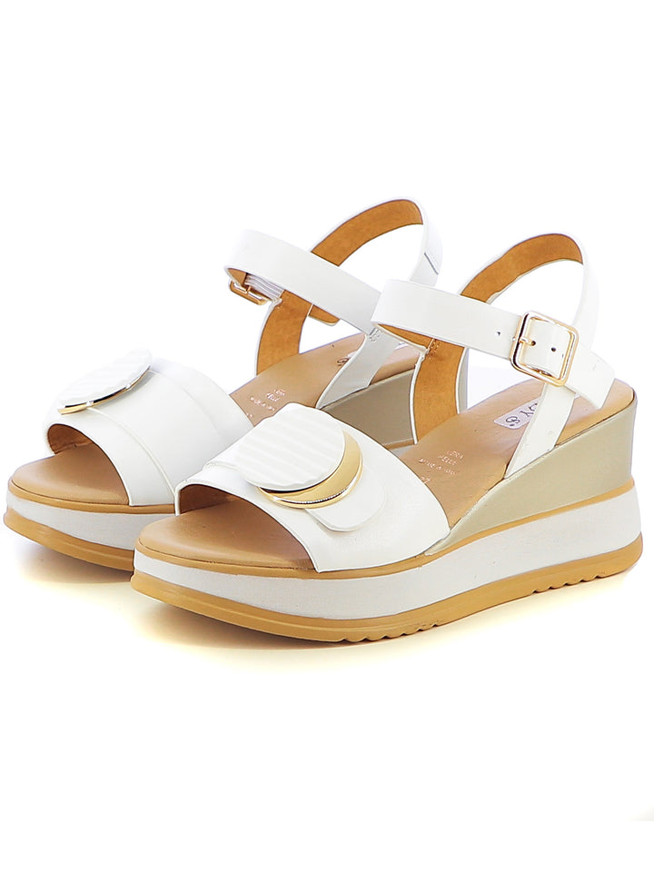 Sandali con cinturino donna TREDYS 21226 bianco | Costa Superstore