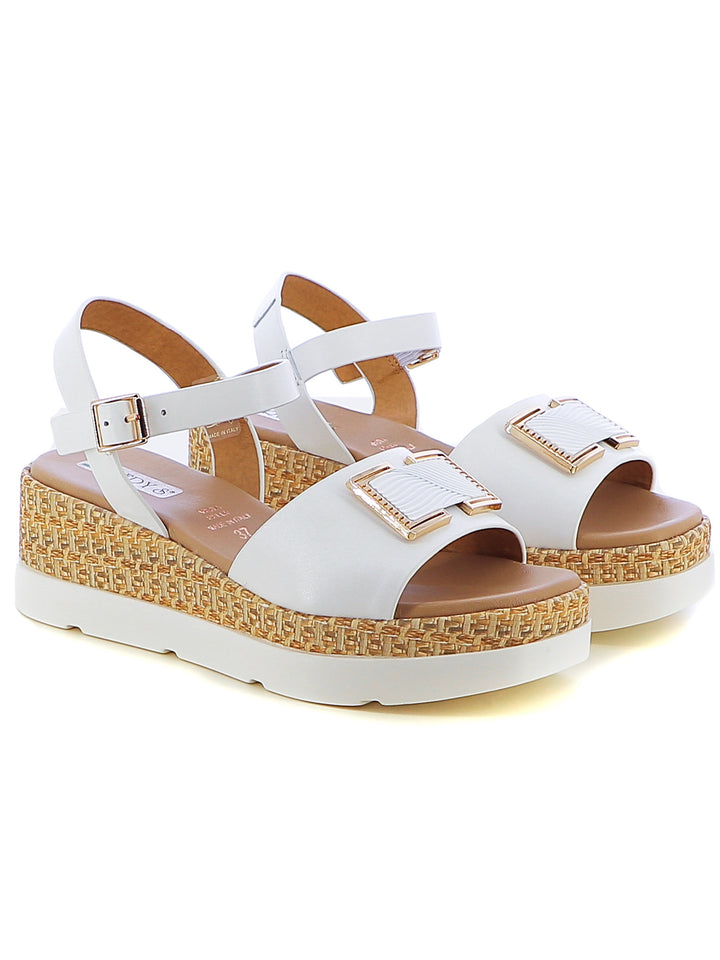 Sandali con cinturino donna TREDYS 50250 bianco | Costa Superstore