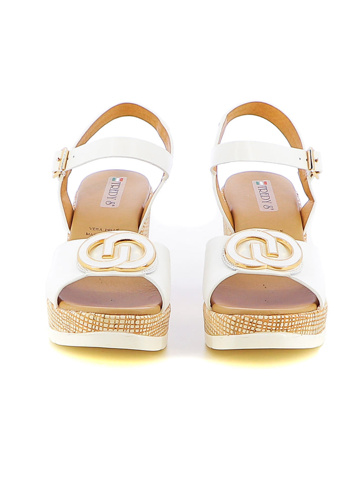 Sandali con cinturino donna TREDYS 51294 bianco | Costa Superstore