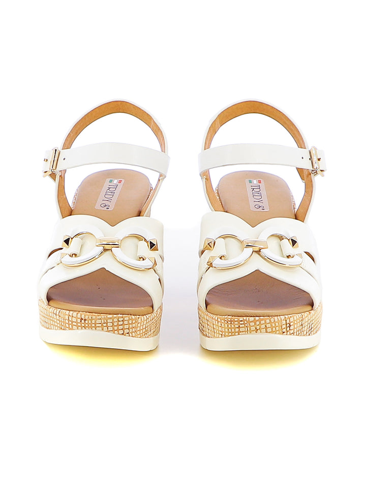 Sandali con cinturino donna TREDYS 51452 bianco | Costa Superstore