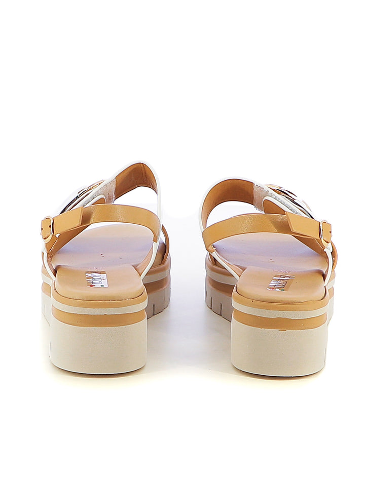 Sandali con cinturino donna TREDYS 54214 bianco cuoio | Costa Superstore