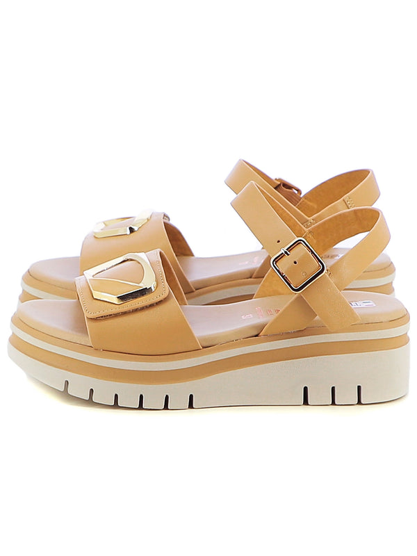 Sandali con cinturino donna TREDYS 54280 beige scuro | Costa Superstore