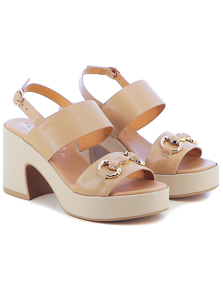 Sandali con cinturino donna TREDYS 57453 beige scuro | Costa Superstore