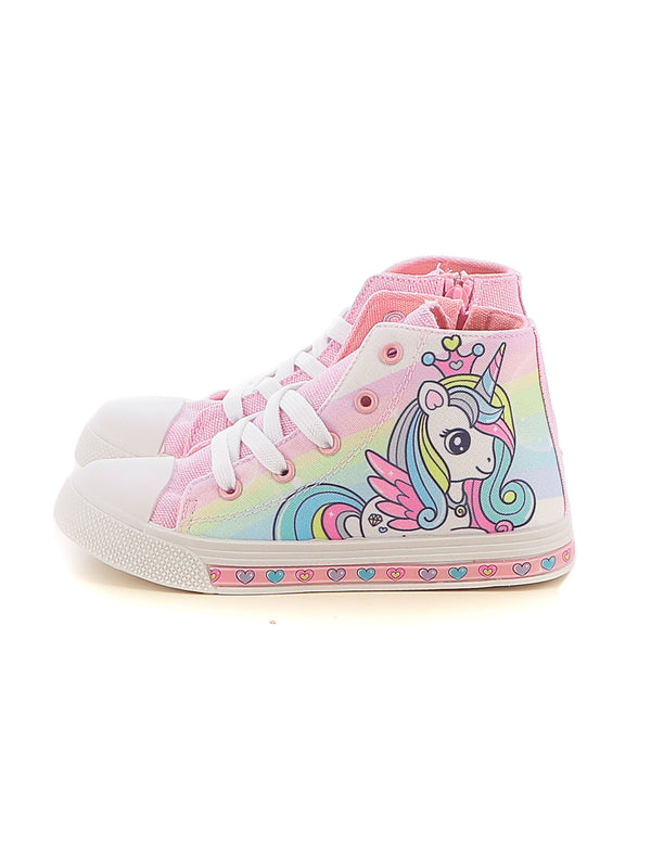 Sneakers sportive bambina UNICORNO S8010118T rosa | Costa Superstore