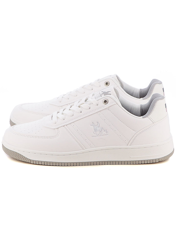 Sneakers stringate uomo US GRAND POLO GPM514705 bianco | Costa Superstore