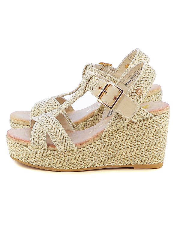 Sandali con cinturino donna XTI 143833 beige chiaro | Costa Superstore