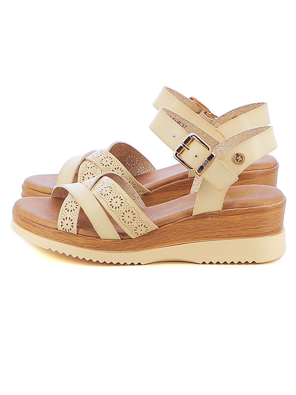 Sandali con cinturino donna XTI 143851 grigio chiaro | Costa Superstore