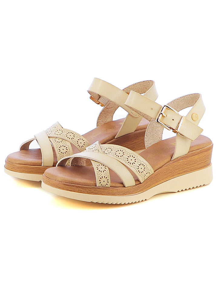 Sandali con cinturino donna XTI 143851 grigio chiaro | Costa Superstore