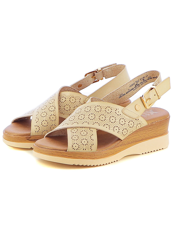 Sandali con cinturino donna XTI 143852 grigio chiaro | Costa Superstore