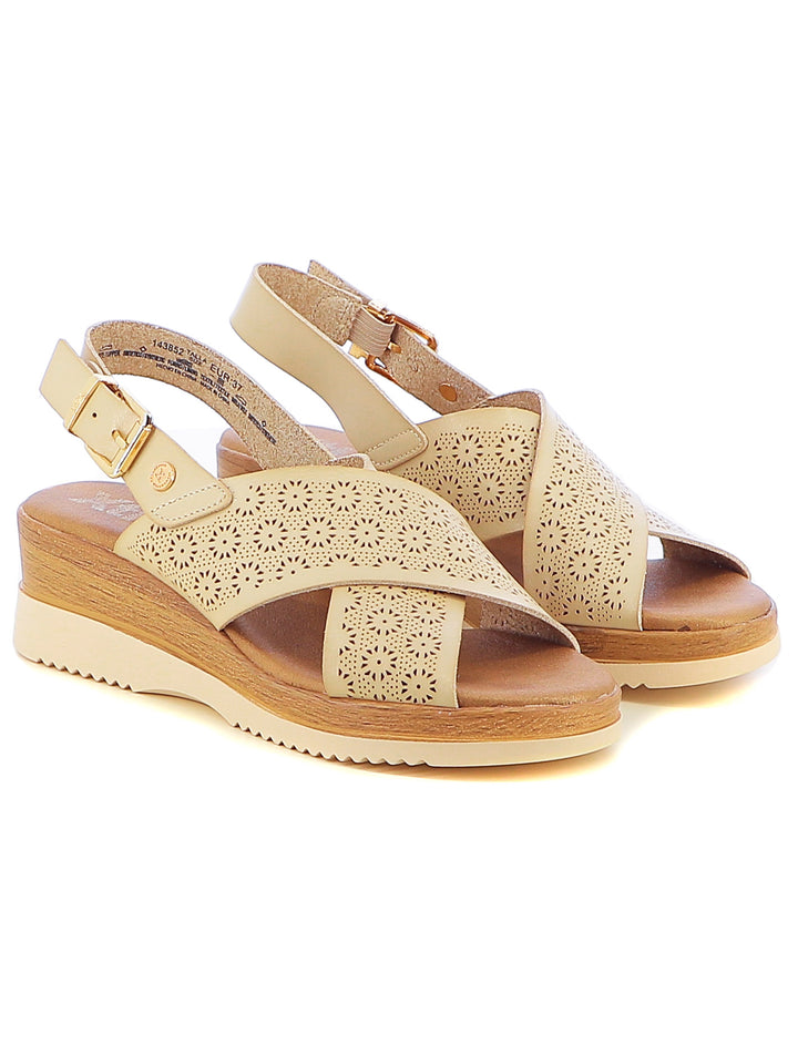 Sandali con cinturino donna XTI 143852 grigio chiaro | Costa Superstore