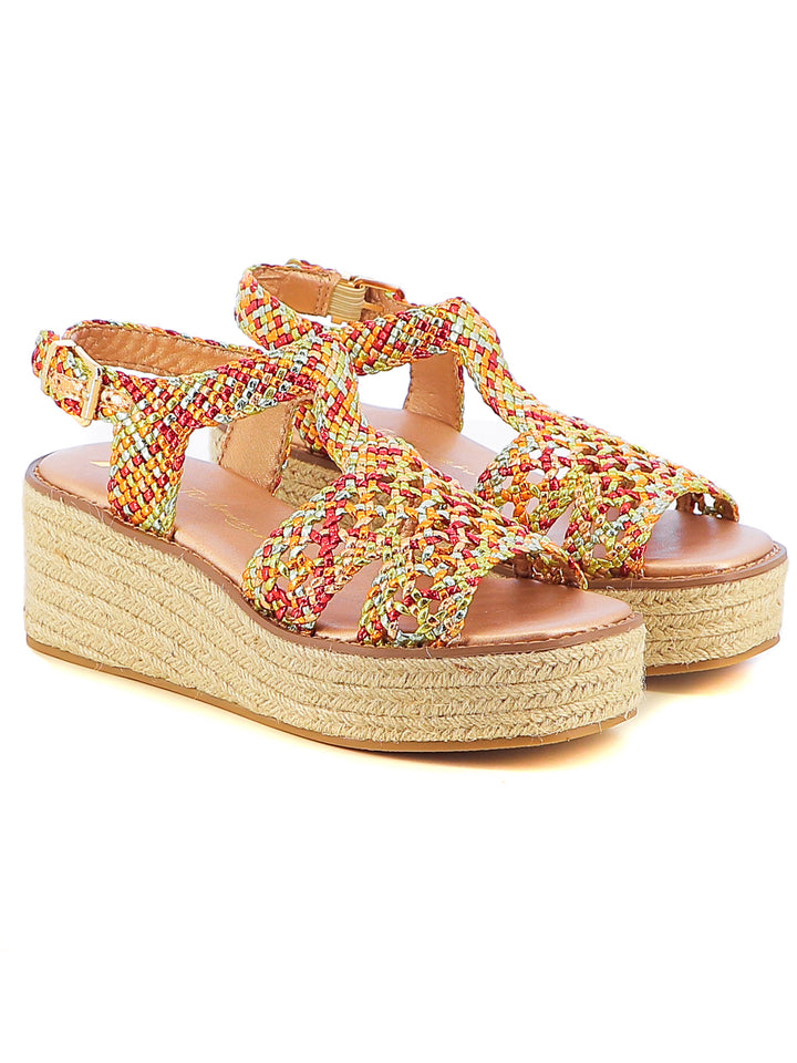 Sandali con cinturino donna XTI 143942 arancione | Costa Superstore
