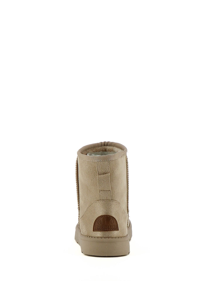 Stivali con pelliccia donna AMERICANINO AMW521X05 grigio chiaro | Costa Superstore