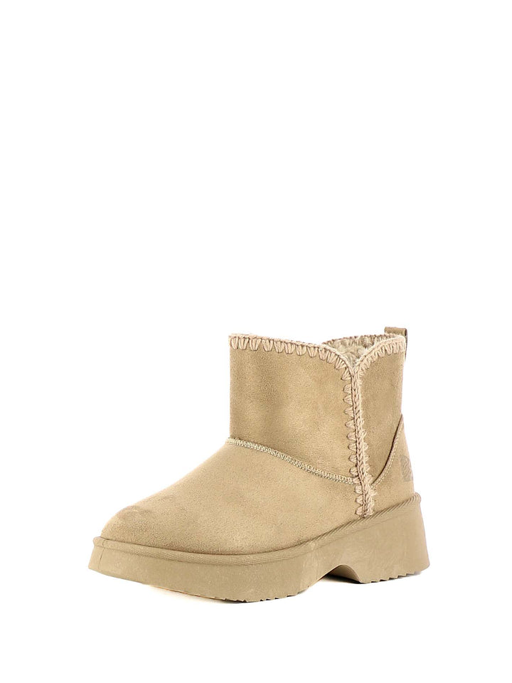 Stivali con pelliccia donna AMERICANINO AMW521X36 beige scuro | Costa Superstore