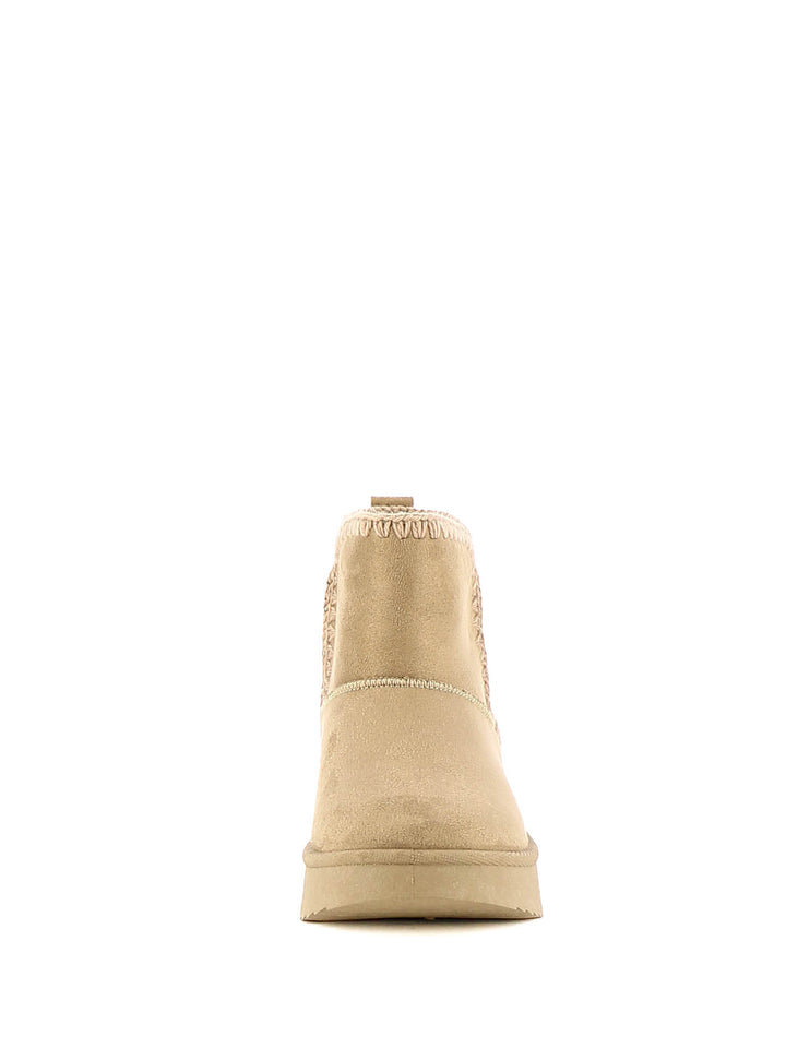 Stivali con pelliccia donna AMERICANINO AMW521X36 beige scuro | Costa Superstore