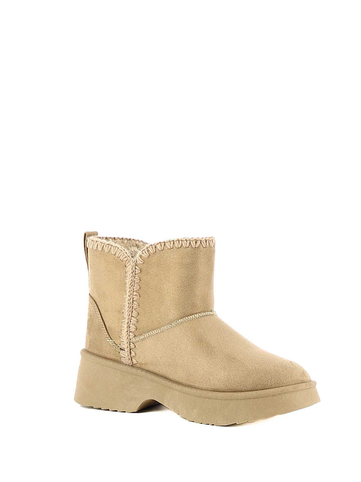 Stivali con pelliccia donna AMERICANINO AMW521X36 beige scuro | Costa Superstore