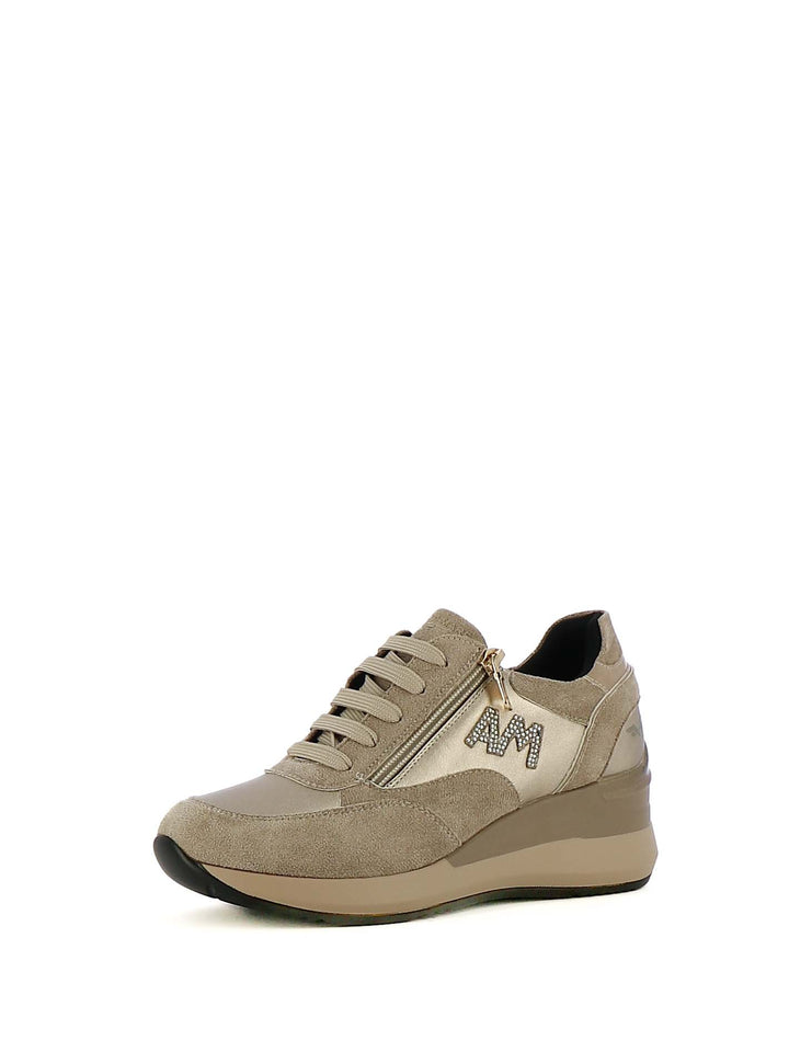 Sneakers stringate donna ARMATA DI MARE AMDW52H49 beige chiaro | Costa Superstore