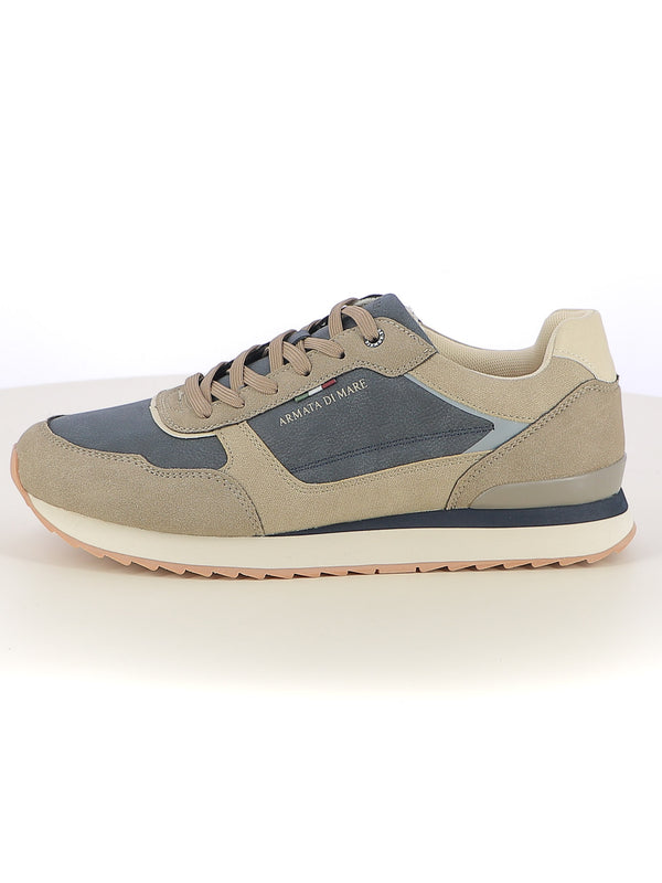 Sneakers stringate uomo ARMATA DI MARE AMU2N813 beige scuro | Costa Superstore