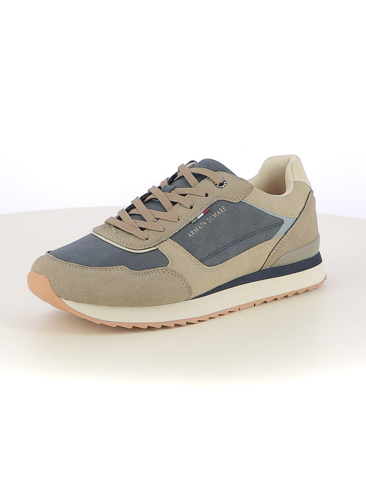 Sneakers stringate uomo ARMATA DI MARE AMU2N813 beige scuro | Costa Superstore