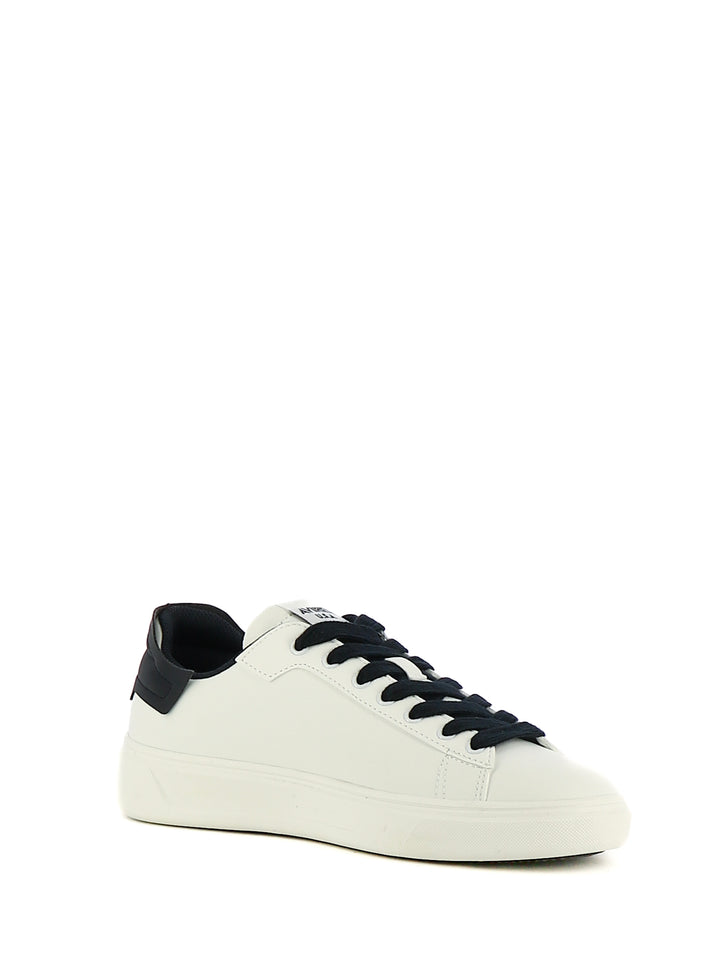 Sneakers stringate uomo AVIREX CALLUM001 bianco nero | Costa Superstore