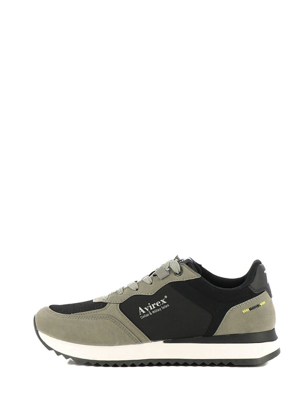 Sneakers stringate uomo AVIREX DUNCAN001 grigio scuro | Costa Superstore