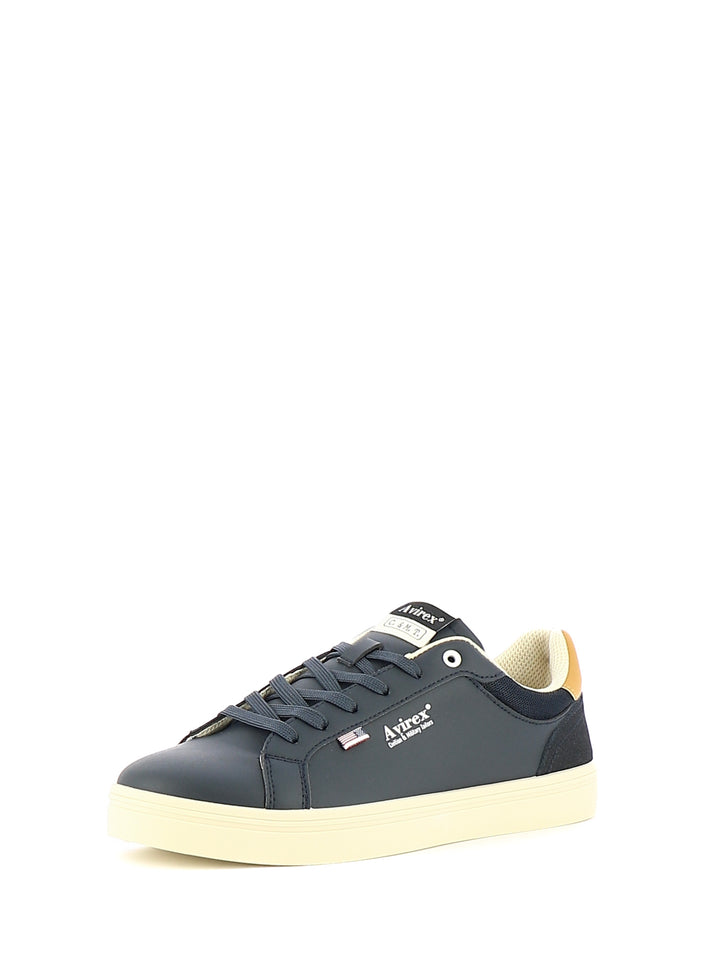 Sneakers stringate uomo AVIREX GRANT034 blu | Costa Superstore