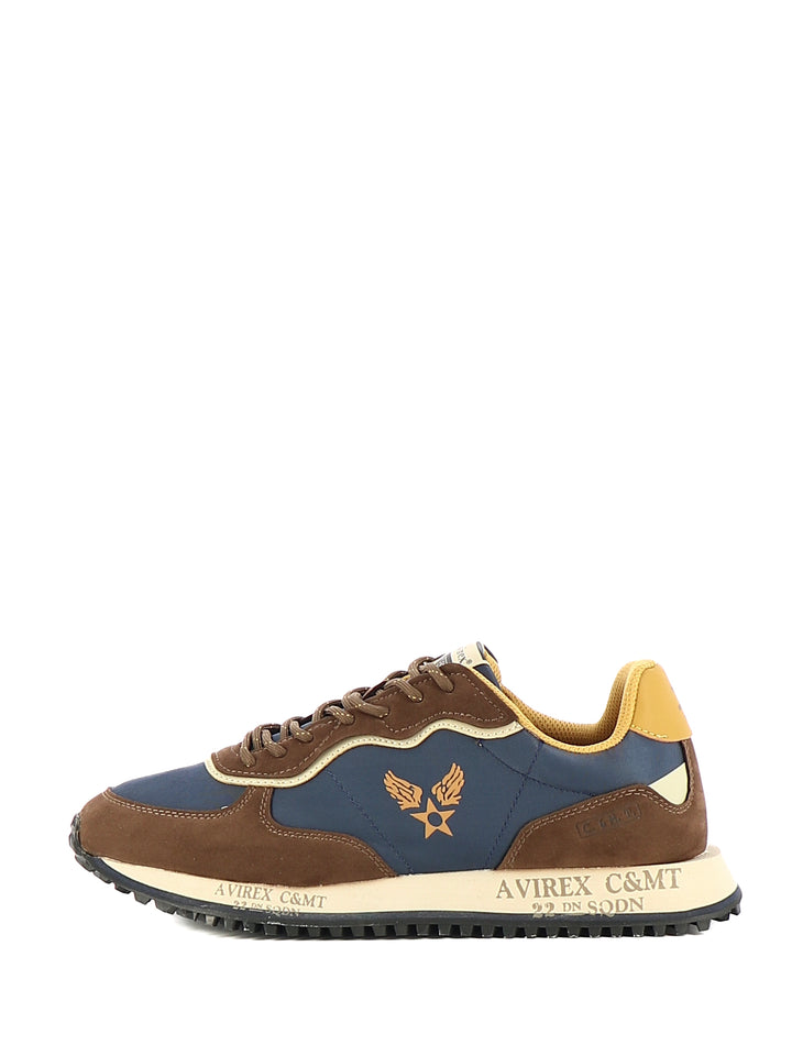 Sneakers stringate uomo AVIREX MODULAR008 marrone | Costa Superstore