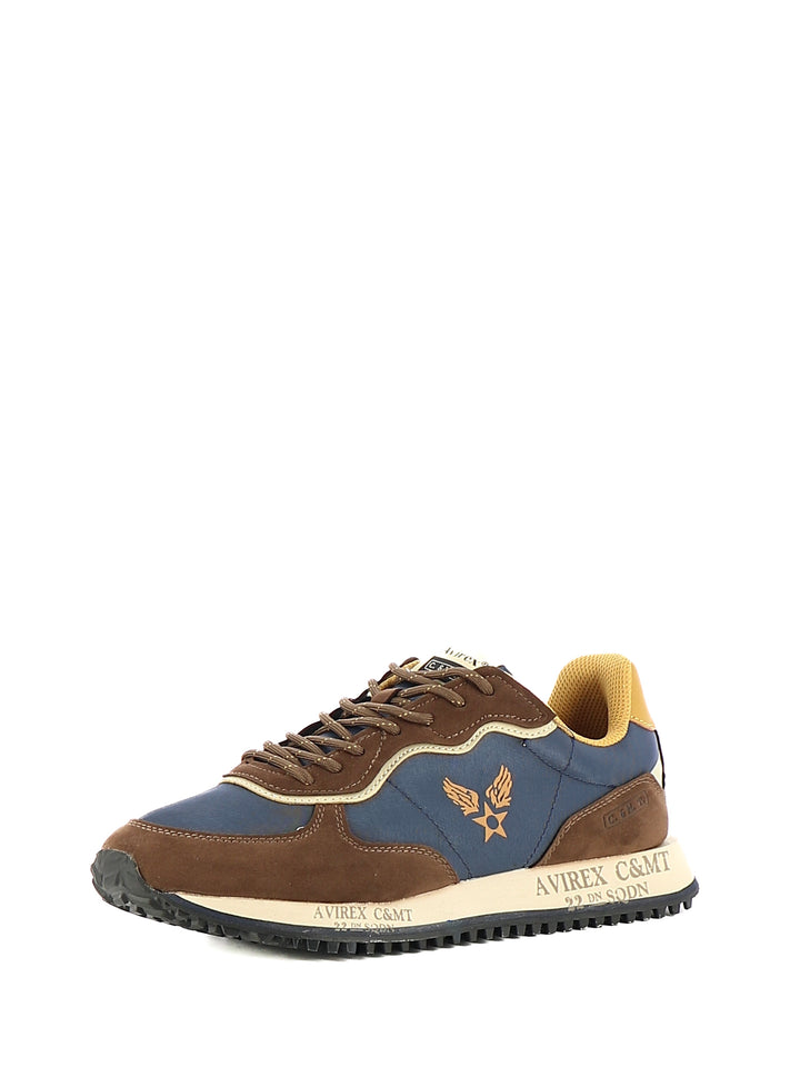 Sneakers stringate uomo AVIREX MODULAR008 marrone | Costa Superstore