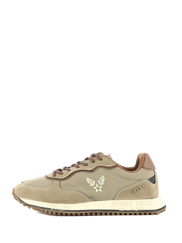 Sneakers stringate uomo AVIREX MODULAR008 verde scuro | Costa Superstore