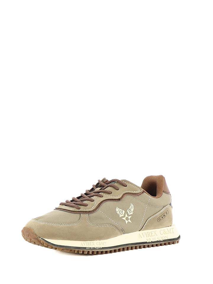 Sneakers stringate uomo AVIREX MODULAR008 verde scuro | Costa Superstore